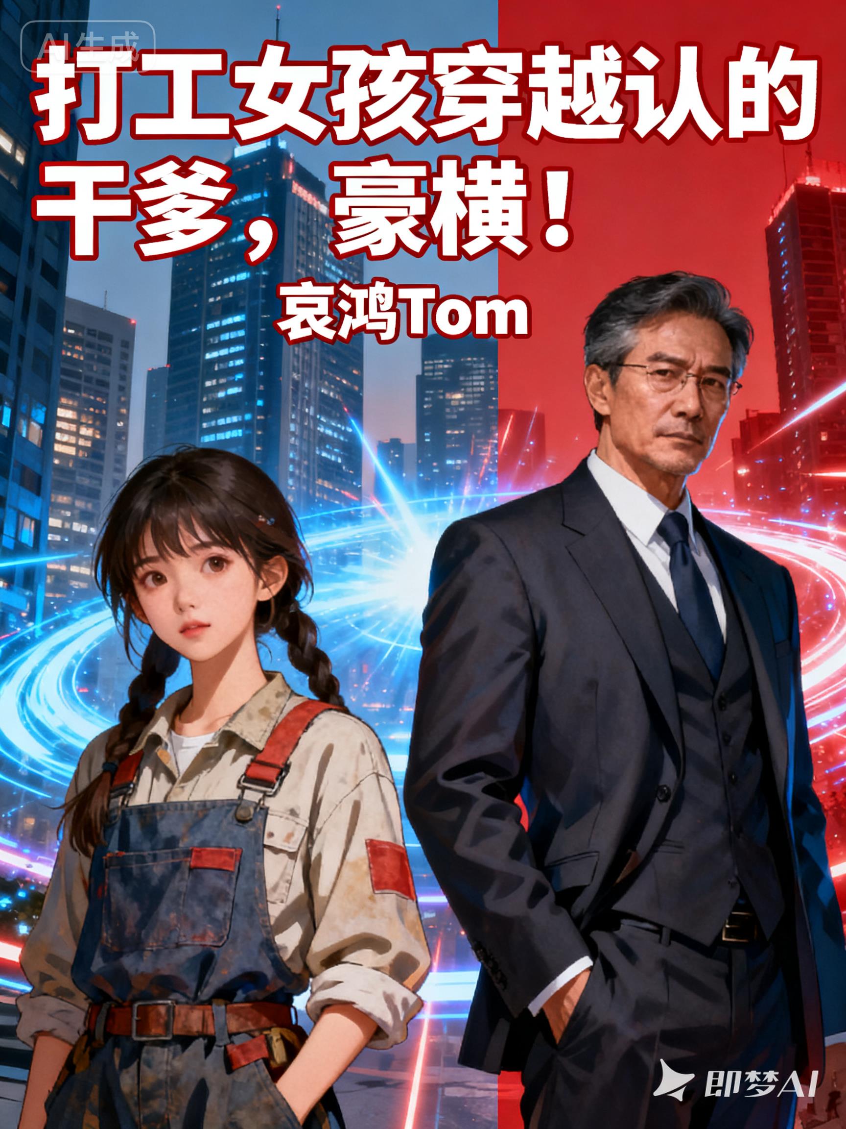 打工女孩穿越认的干爹，豪横！封面