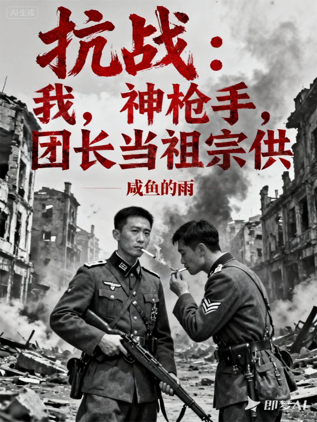 抗战：我，神枪手，团长当祖宗供封面