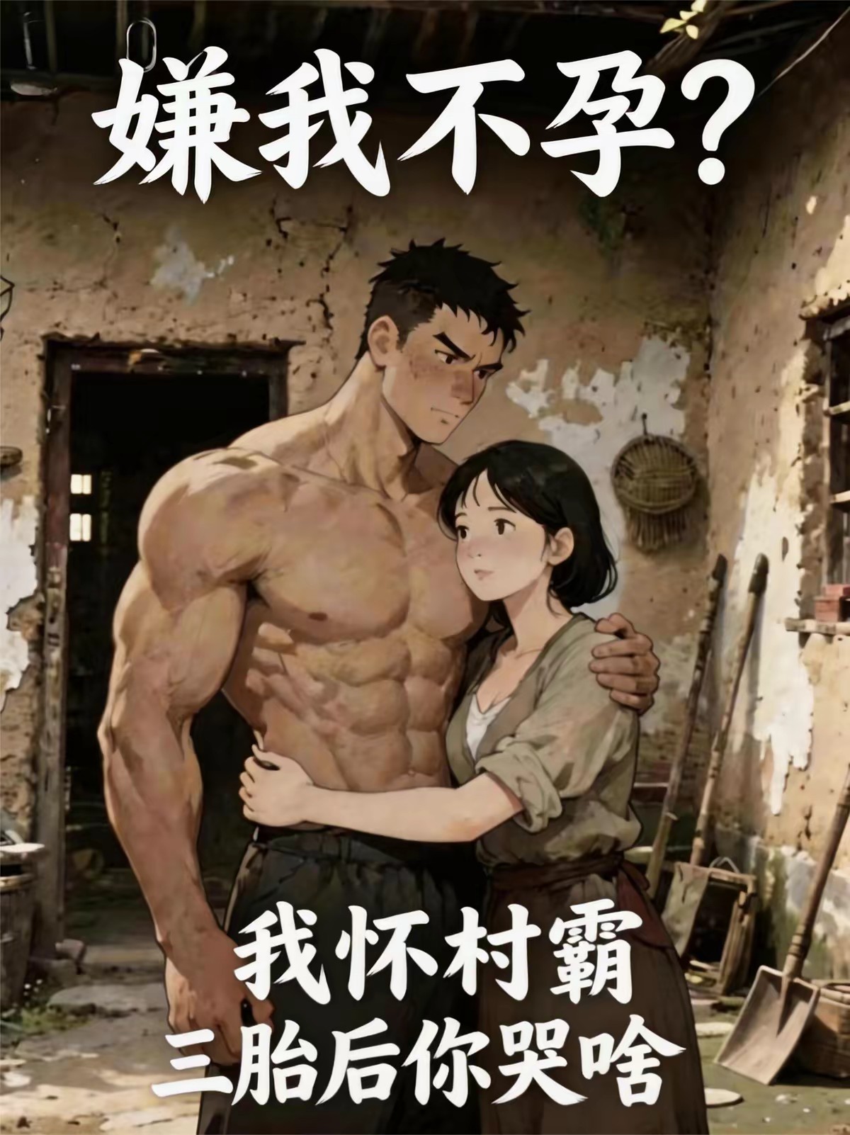 嫌我不孕？我怀村霸三胎后你哭啥封面