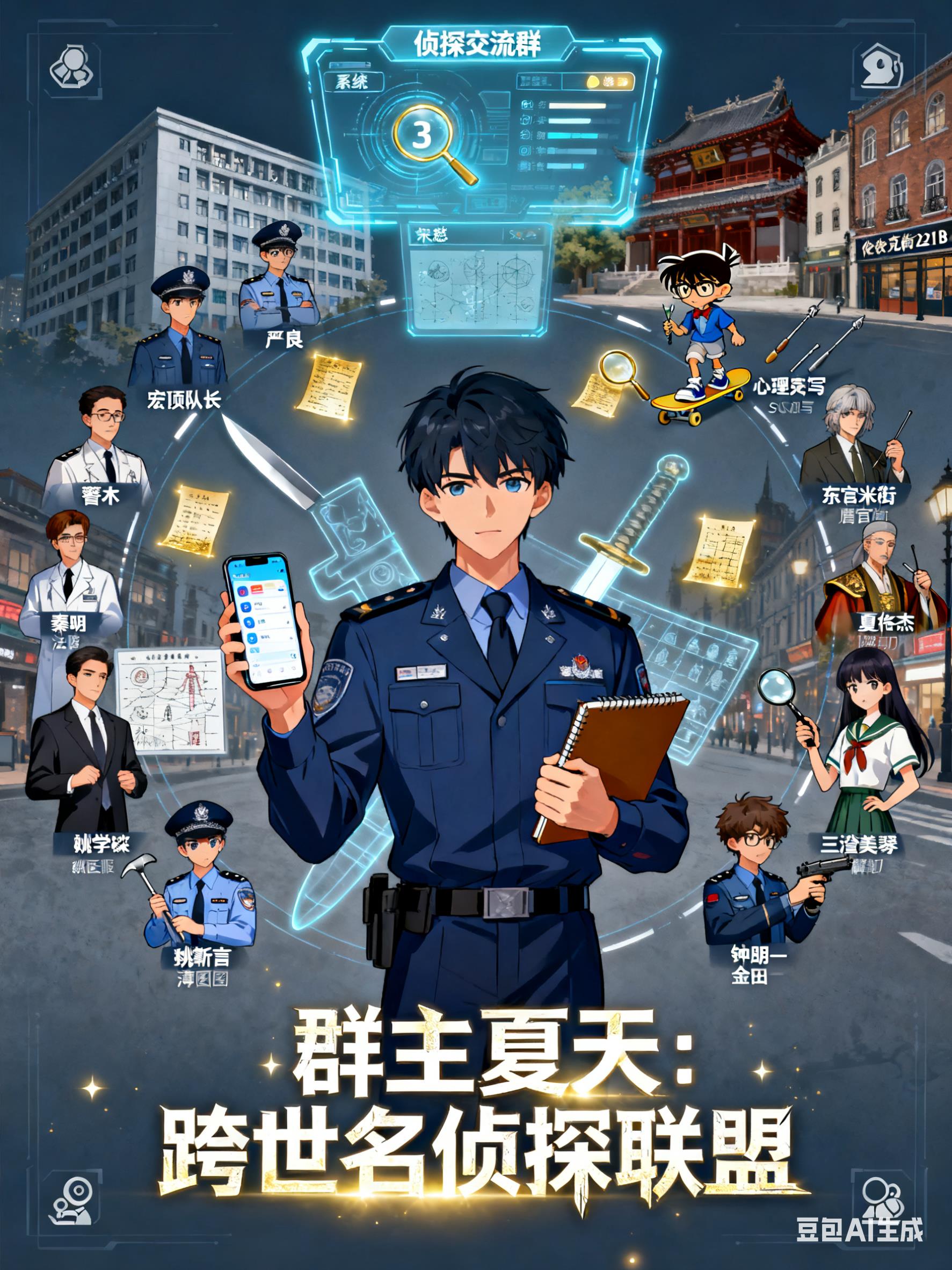 群主夏天:跨世名侦探联盟封面