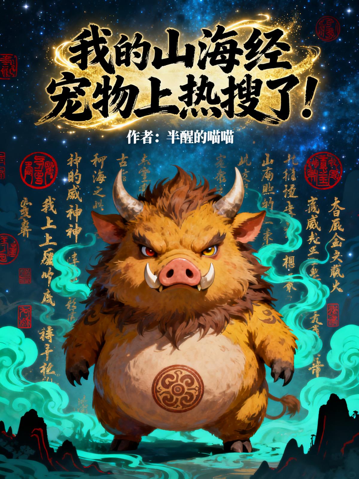 我的山海经宠物上热搜了！封面