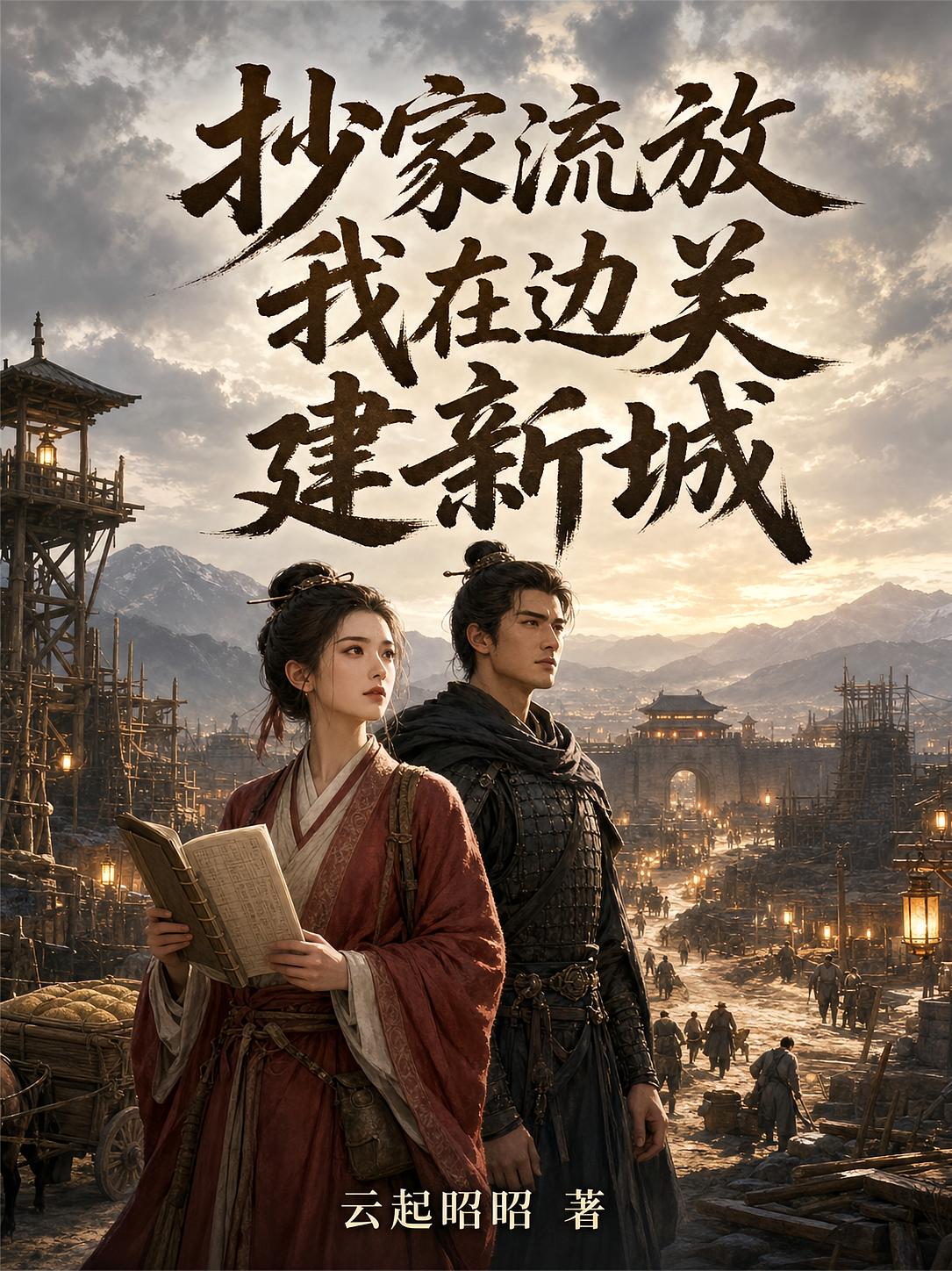 抄家流放,我在边关建新城封面