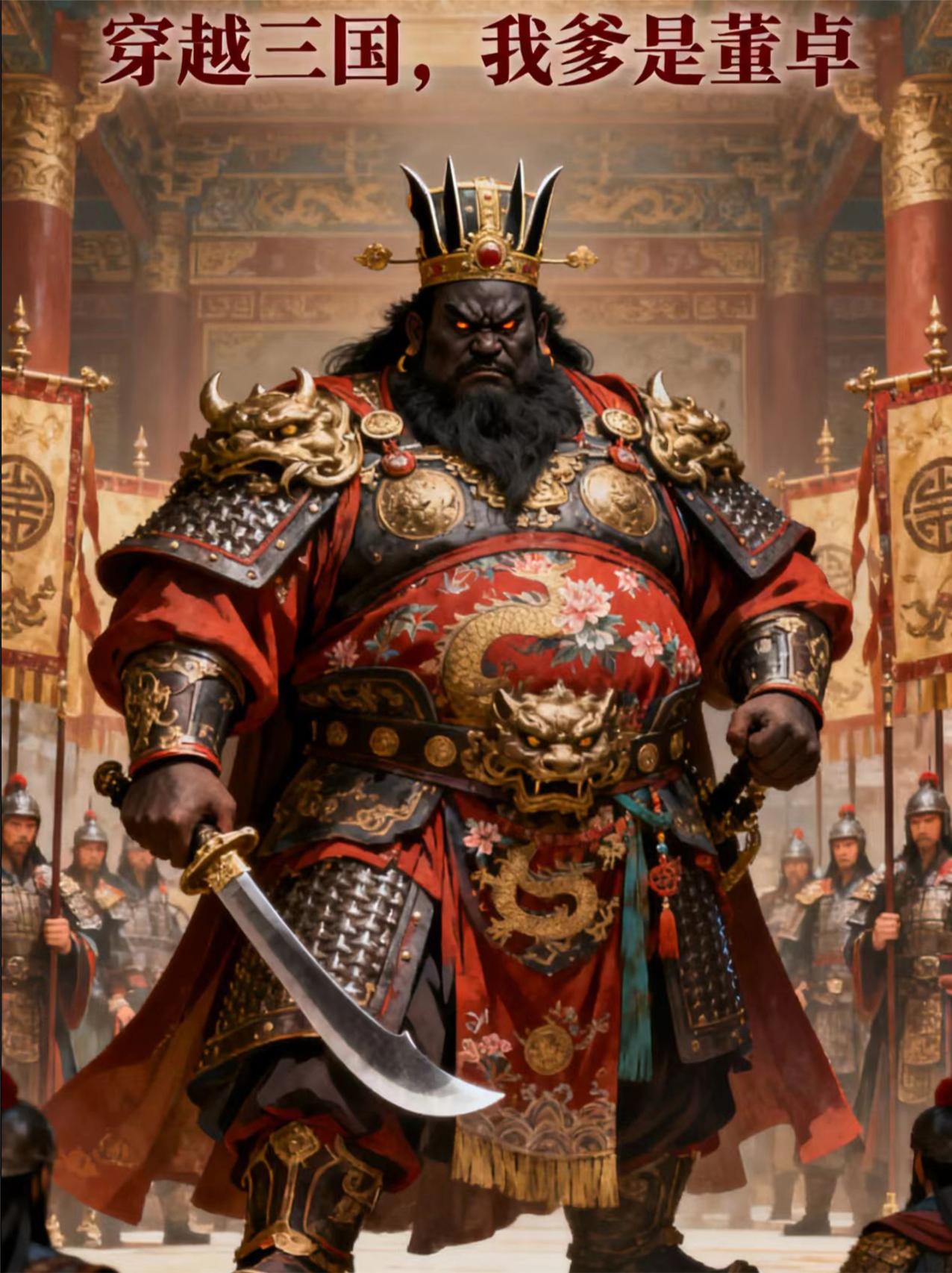 穿越三国，我爹是董卓封面