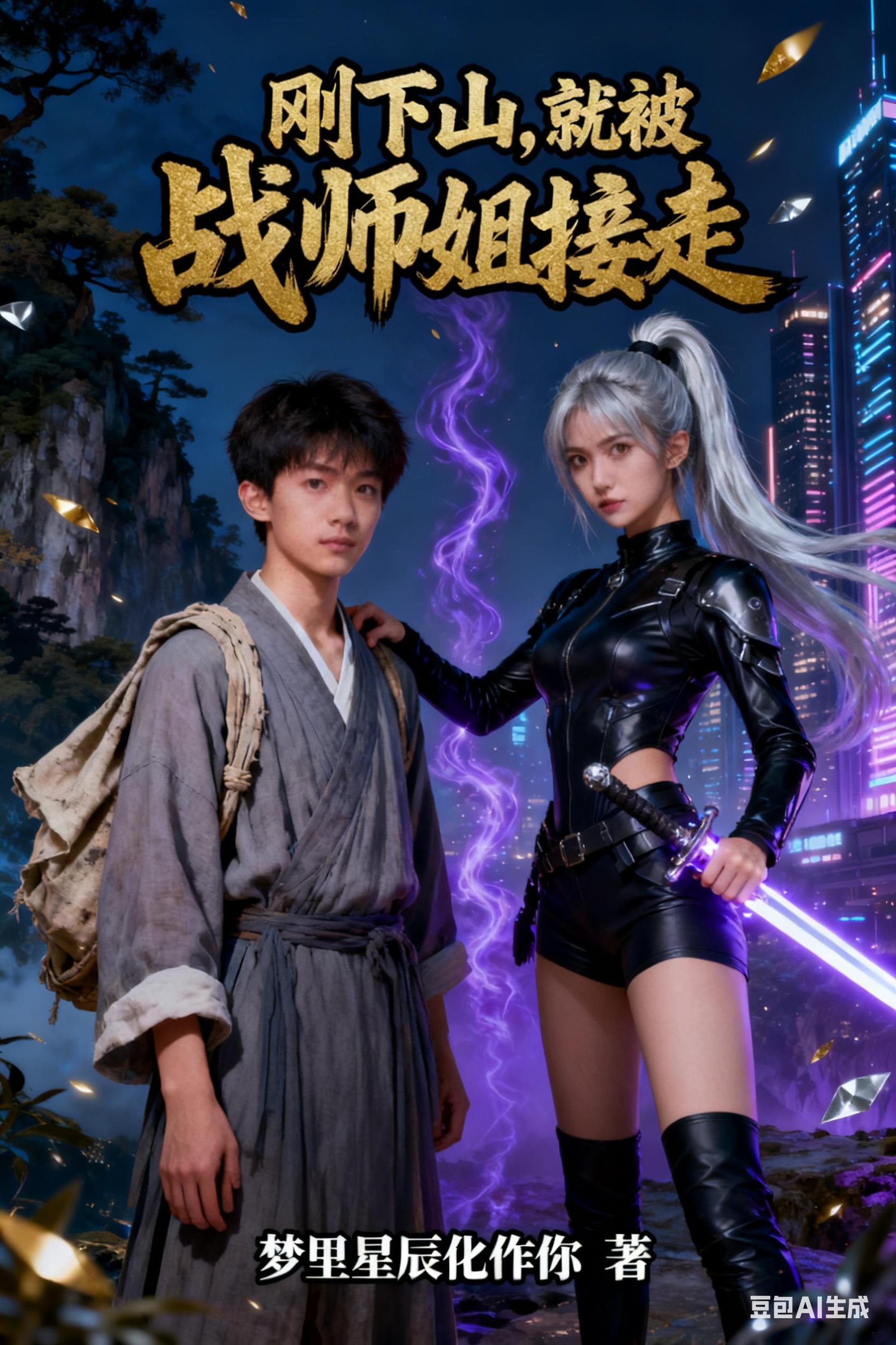 刚下山，就被战神师姐接走封面