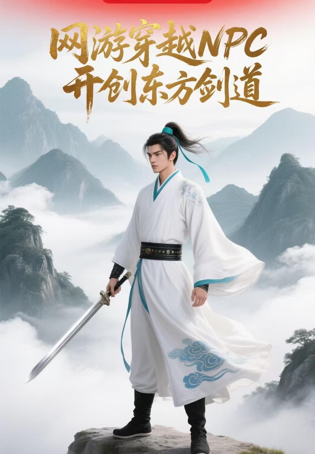 网游穿越成npc，开创东方剑道封面