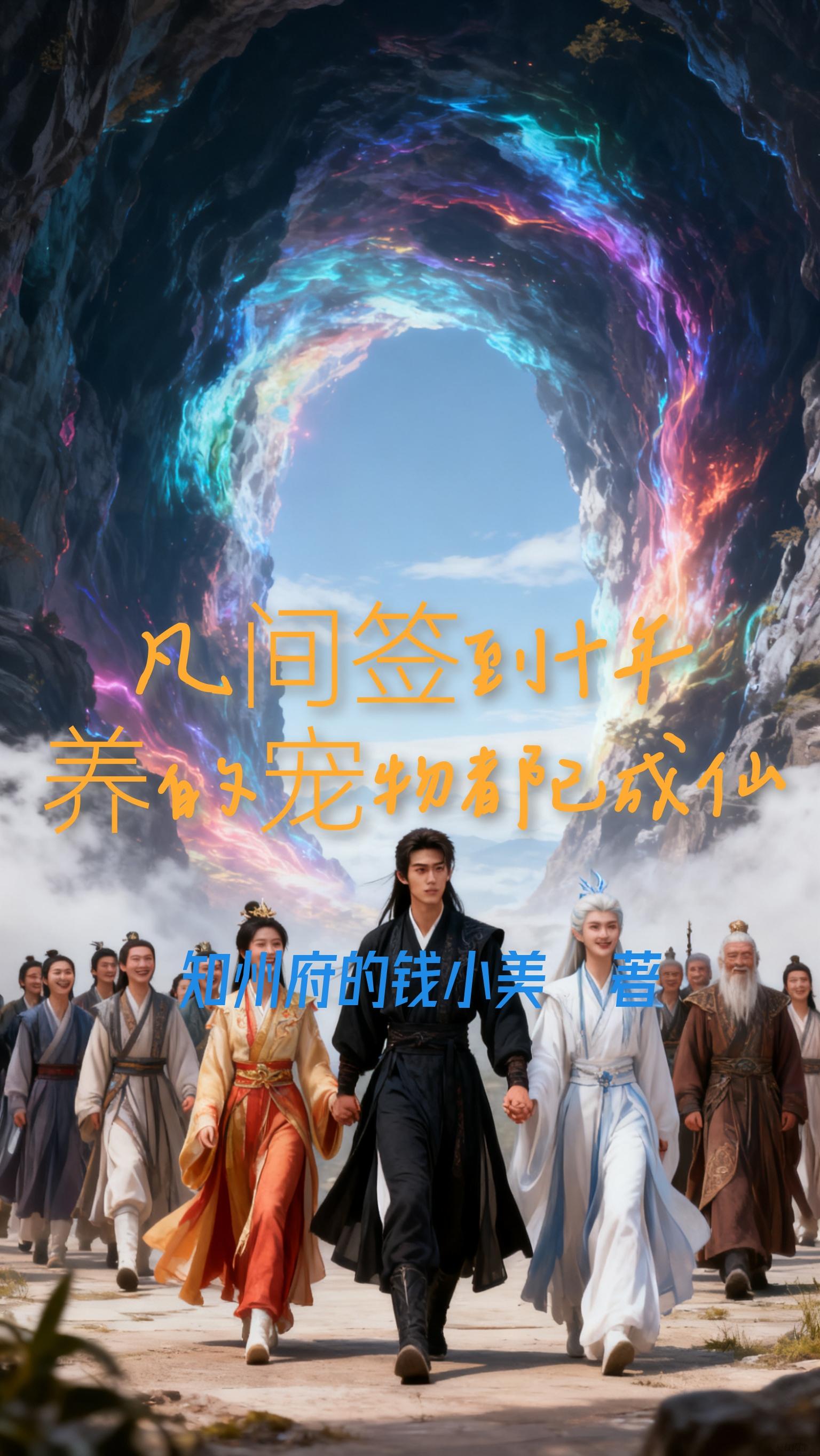 凡间签到十年,养的宠物都已成仙封面