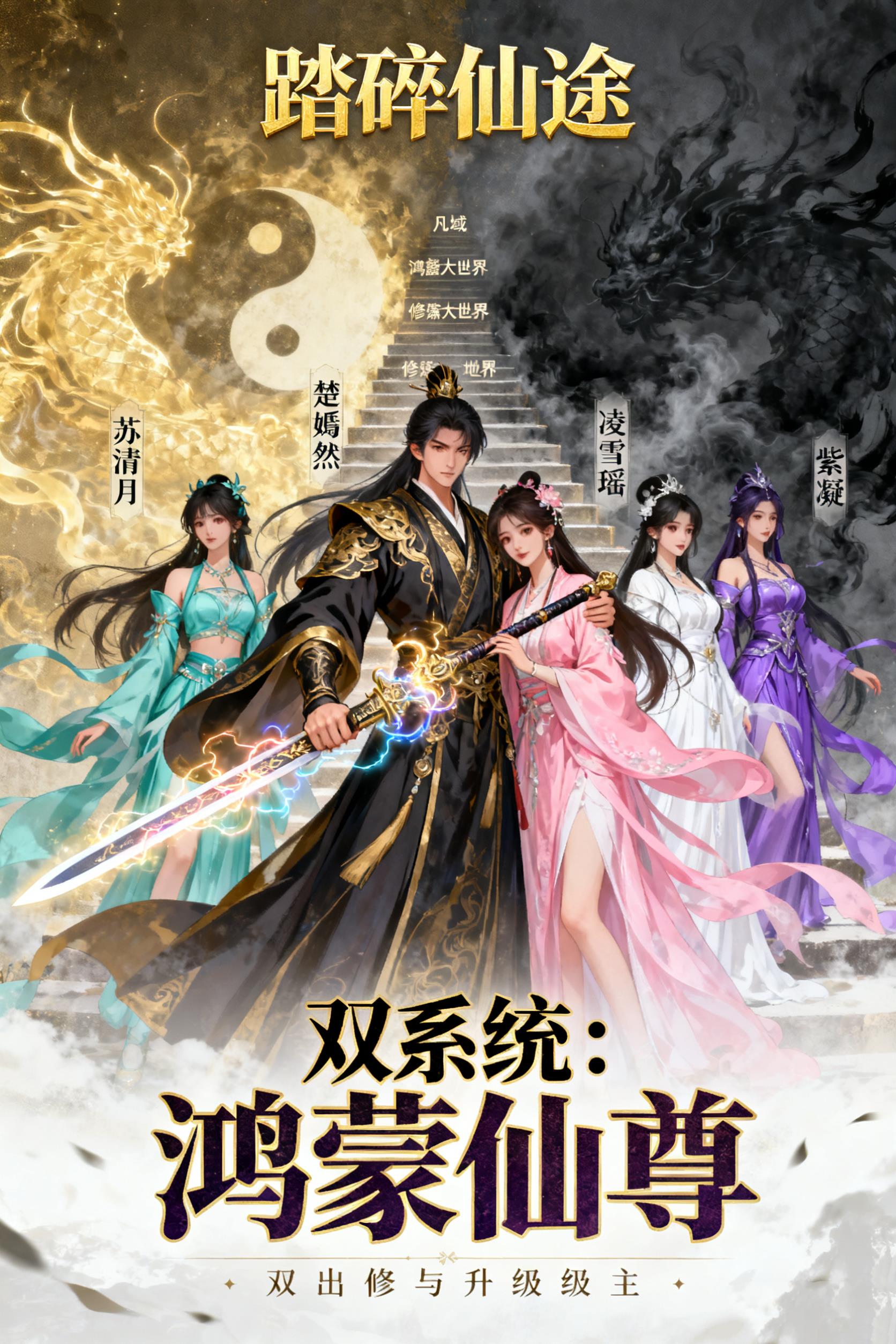 双系统：鸿蒙仙尊封面