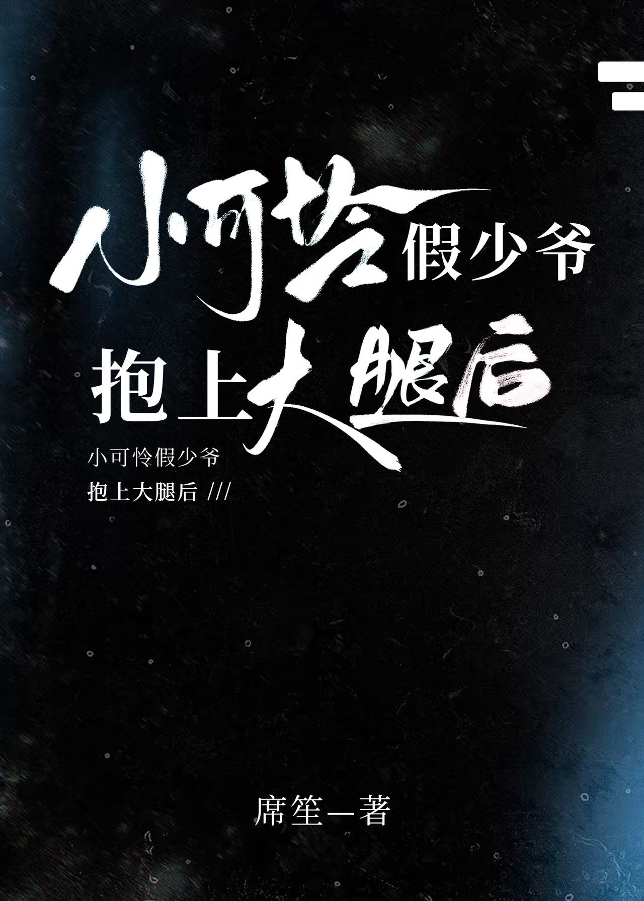 小可怜假少爷抱上大腿后封面