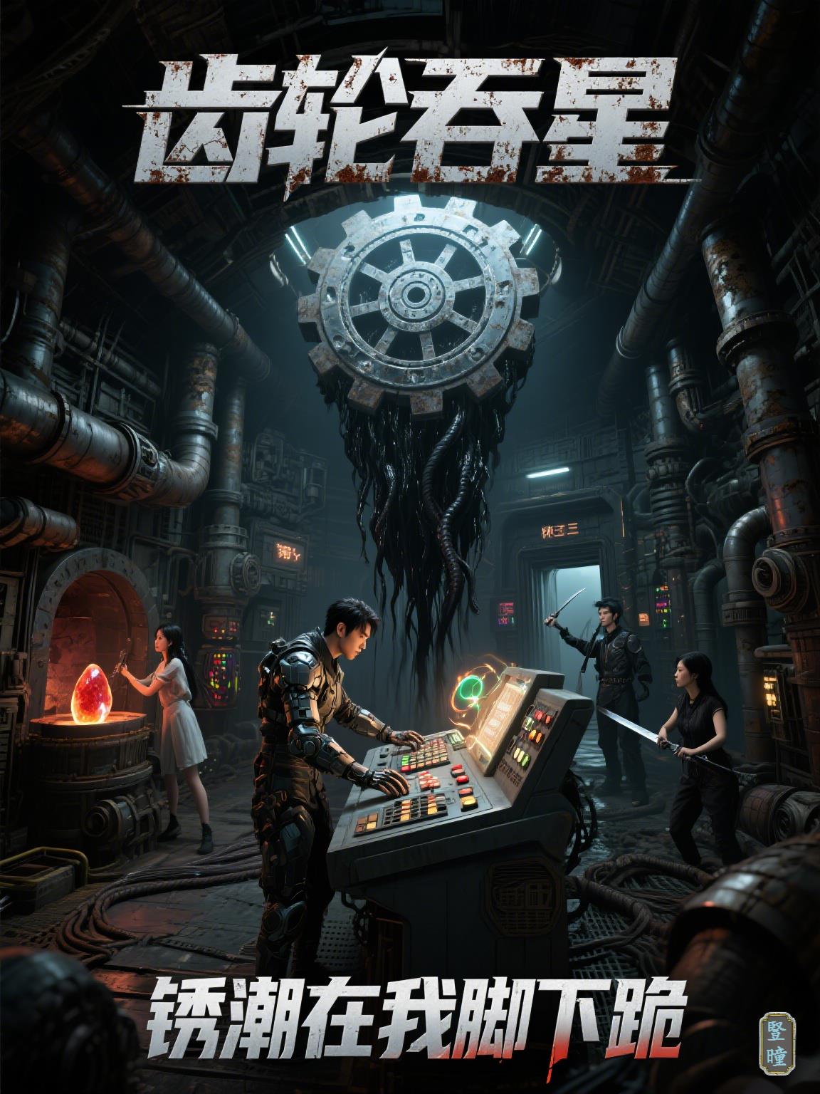 齿轮吞星，锈潮在我脚下跪封面