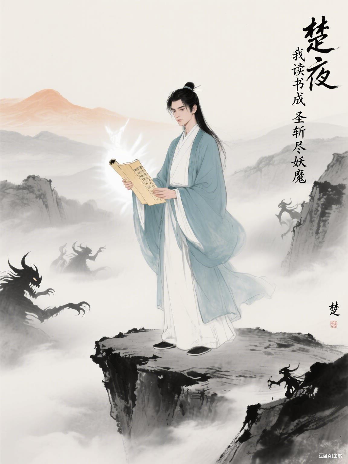 我读书成圣斩尽妖魔封面