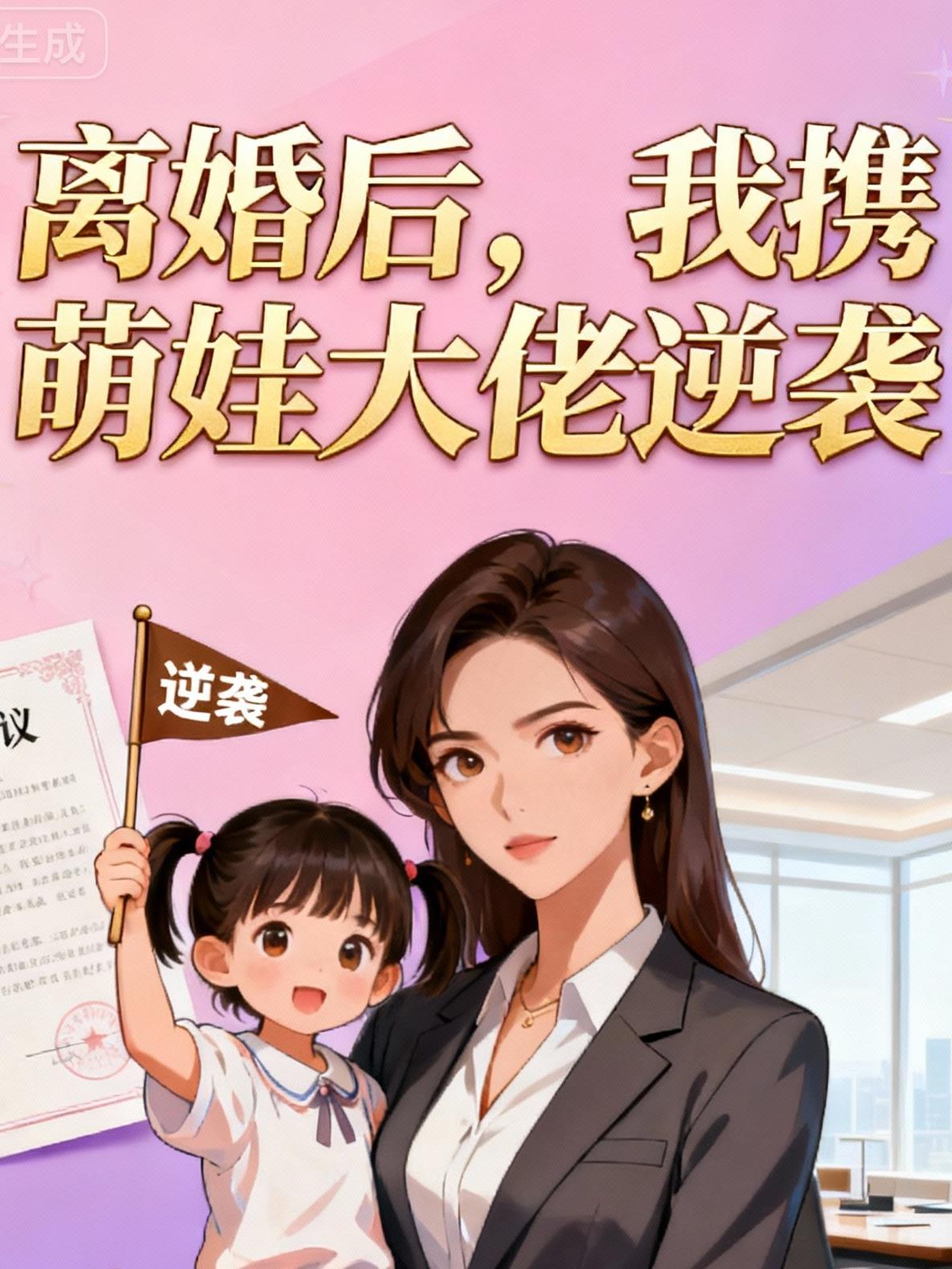 离婚后，我携萌娃大佬逆袭封面
