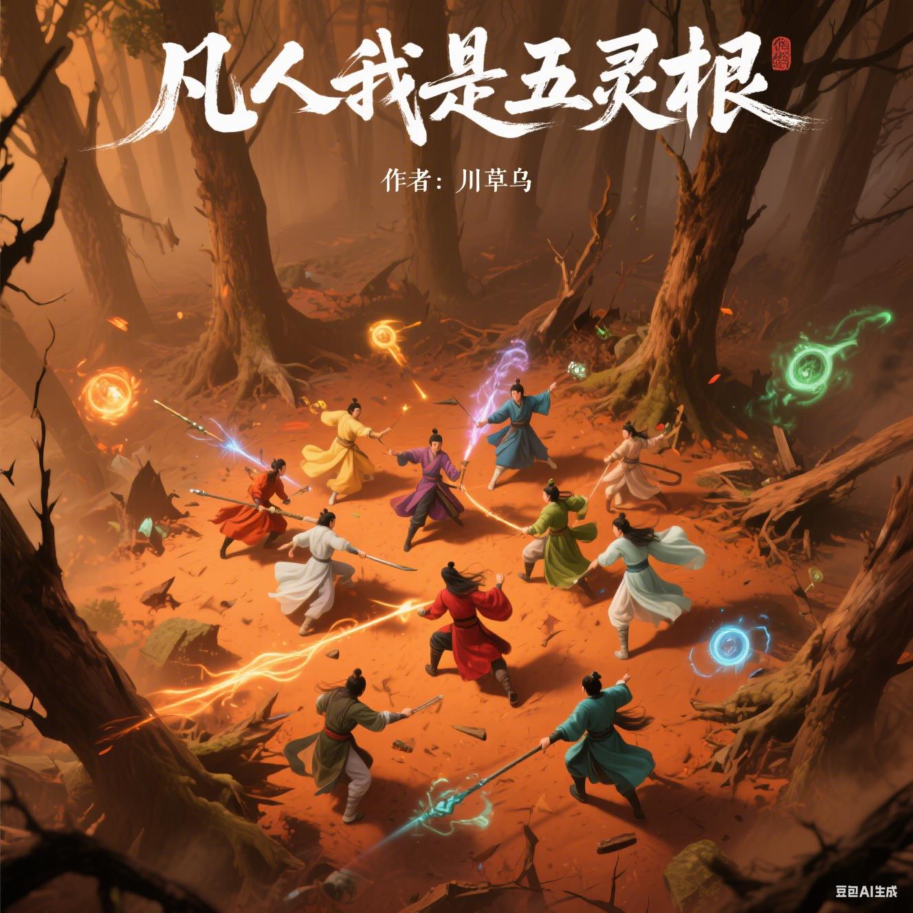 凡人我是五灵根封面