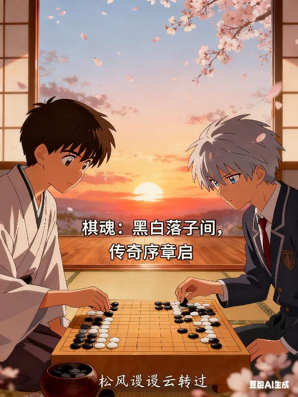 棋魂：黑白落子间，传奇序章启封面