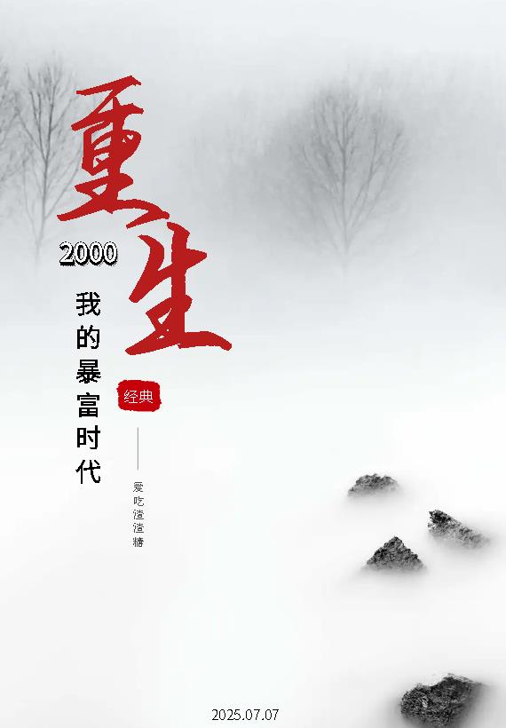 2000:我的暴富时代封面