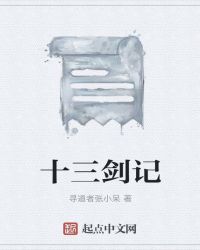 十三剑记封面