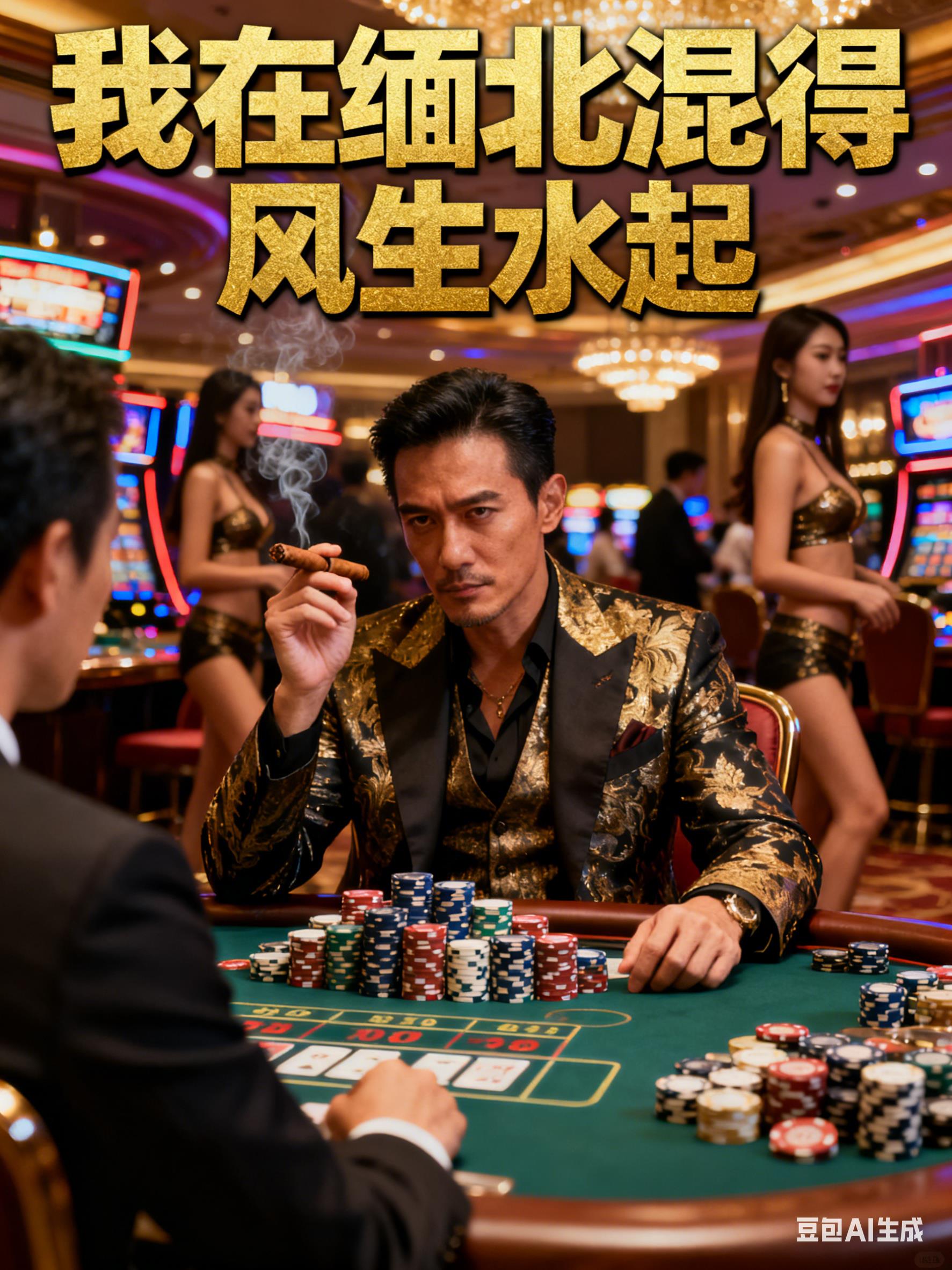 我在缅北混得风生水起封面