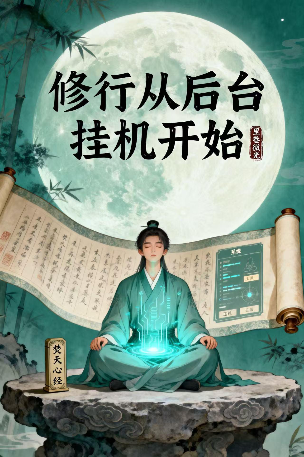 修行从后台挂机开始封面