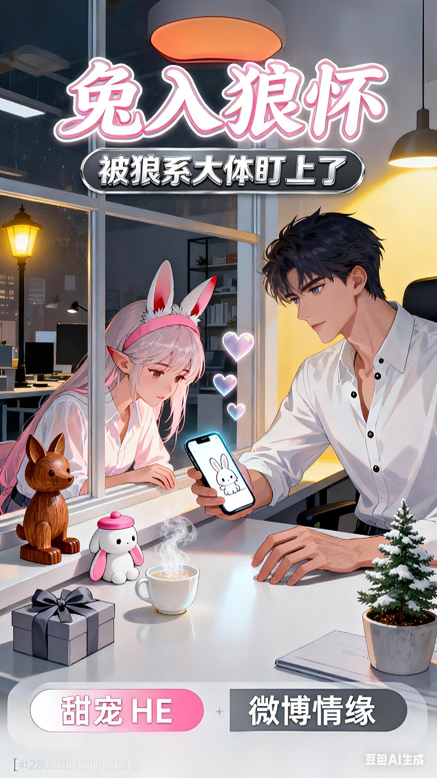 兔入狼怀，被狼系大佬盯上了封面