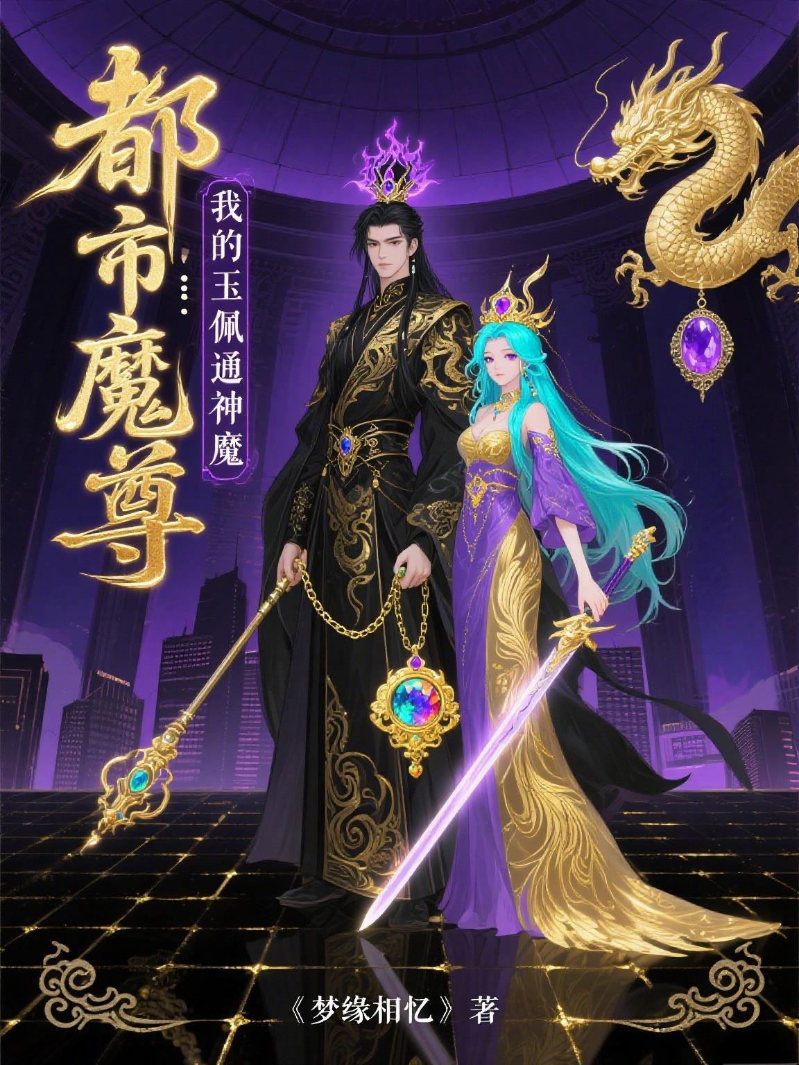 都市魔尊：我的玉佩通神魔封面