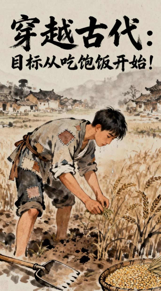 穿越古代：目标从吃饱饭开始！封面