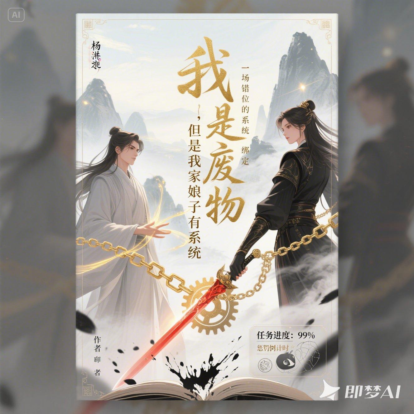 我是废物，但我家娘子有系统封面