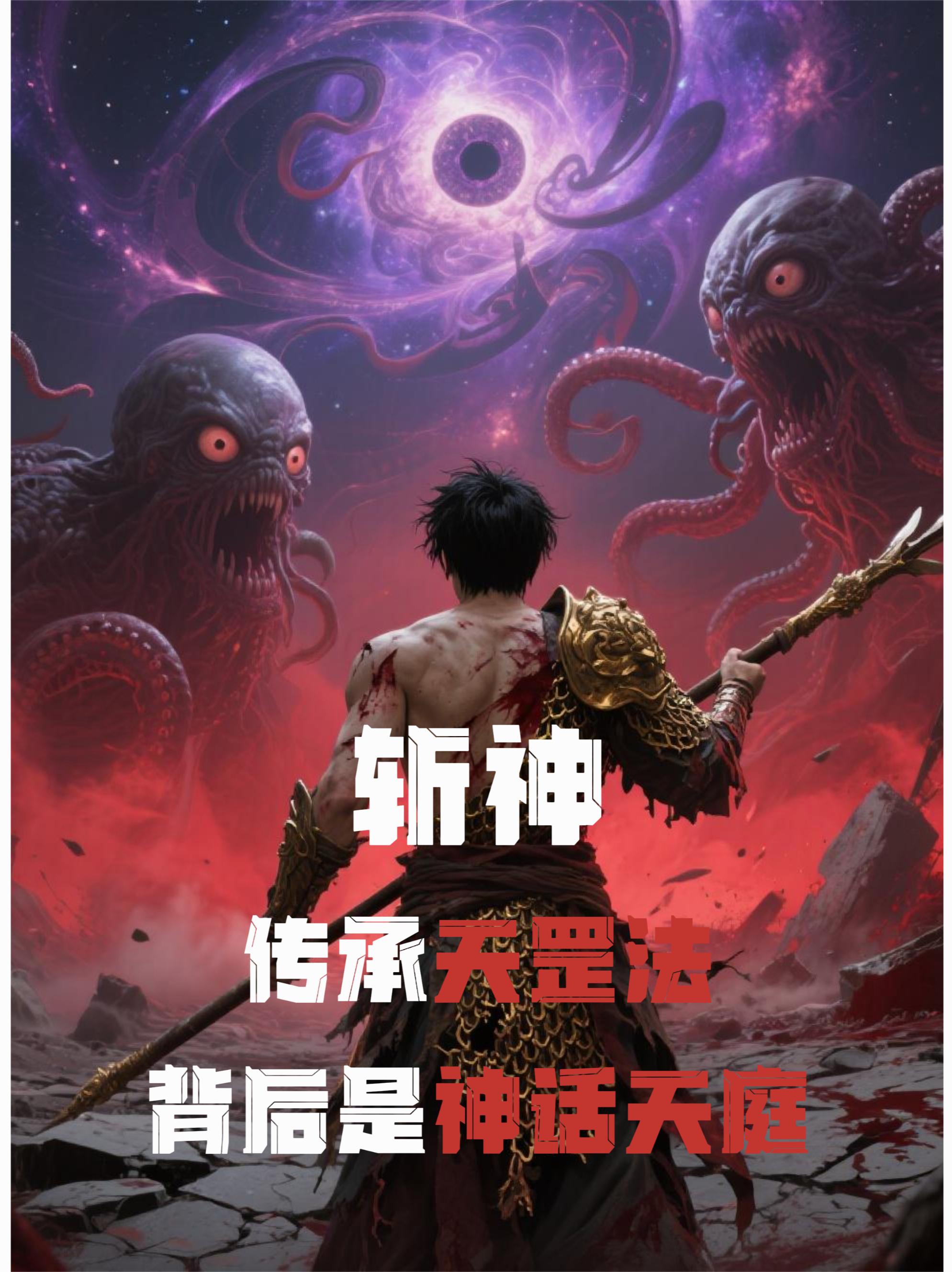 斩神：传承天罡法背后是神话天庭封面