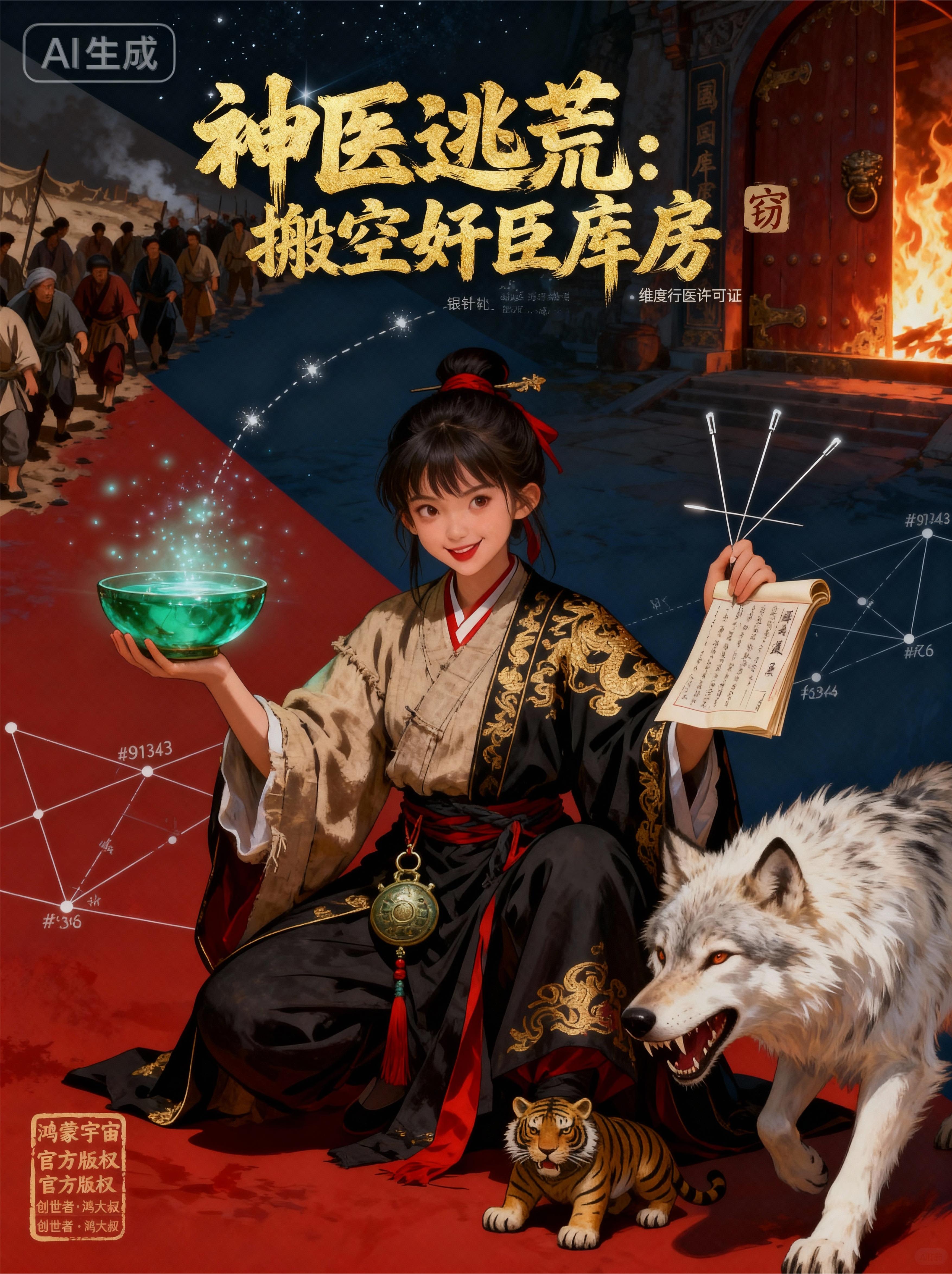 神医逃荒搬空奸臣库房封面