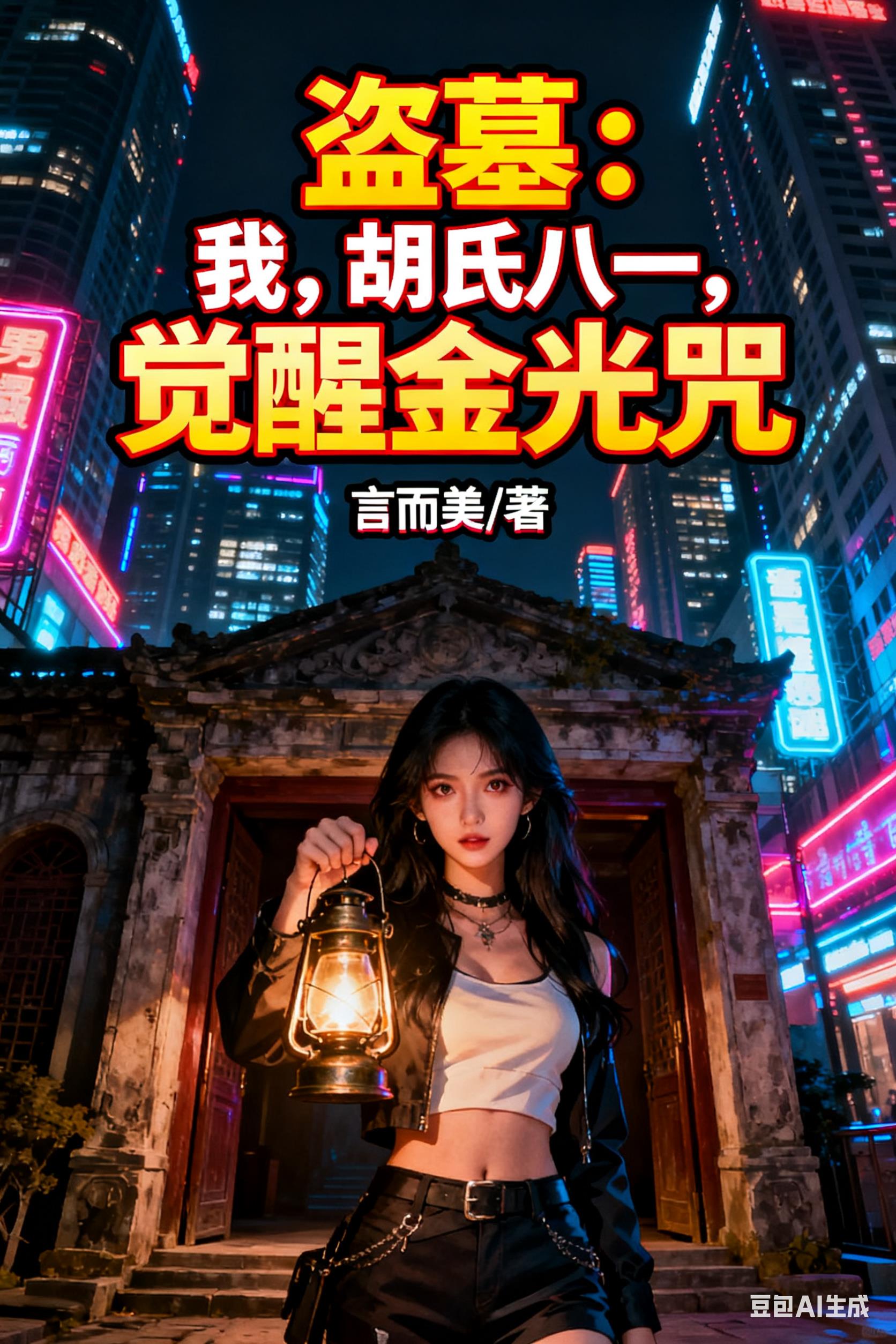 盗墓：我，胡氏八一，觉醒金光咒封面