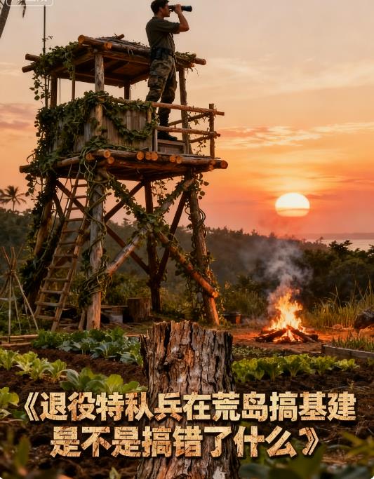 退役特种兵在荒岛搞基建是不是搞封面