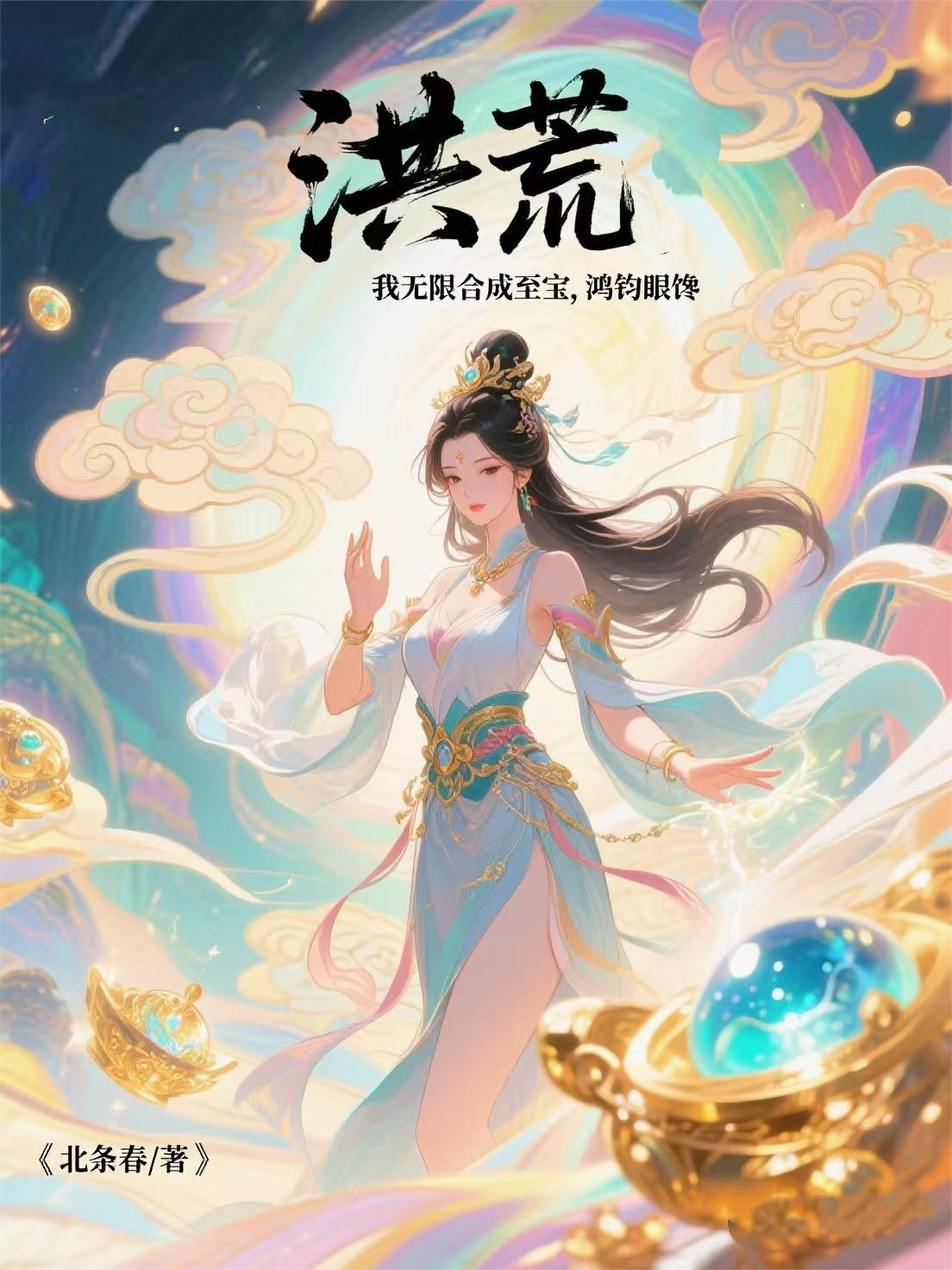 洪荒:我无限合成至宝,鸿钧眼馋封面