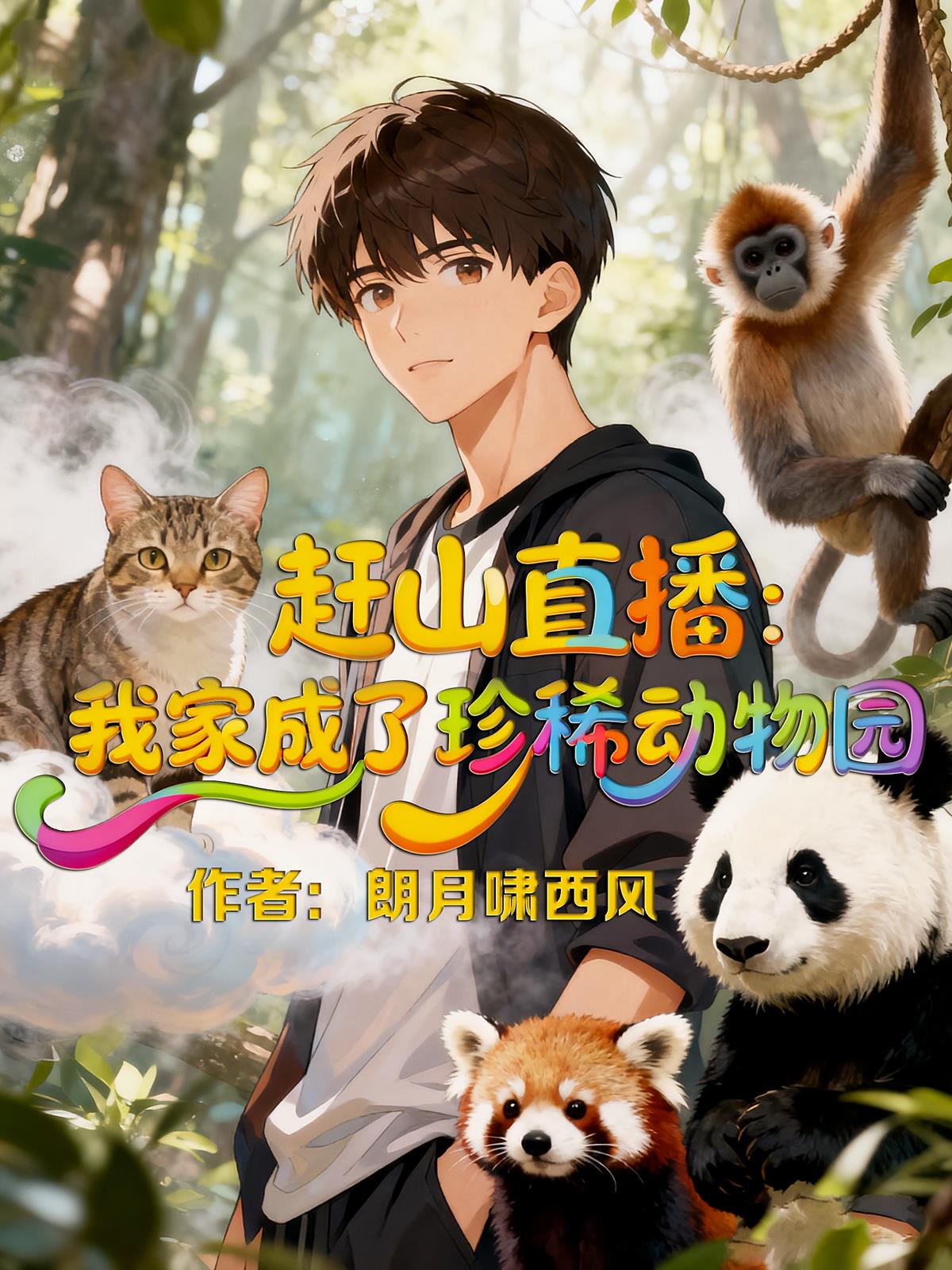赶山直播:我家成了珍稀动物园封面