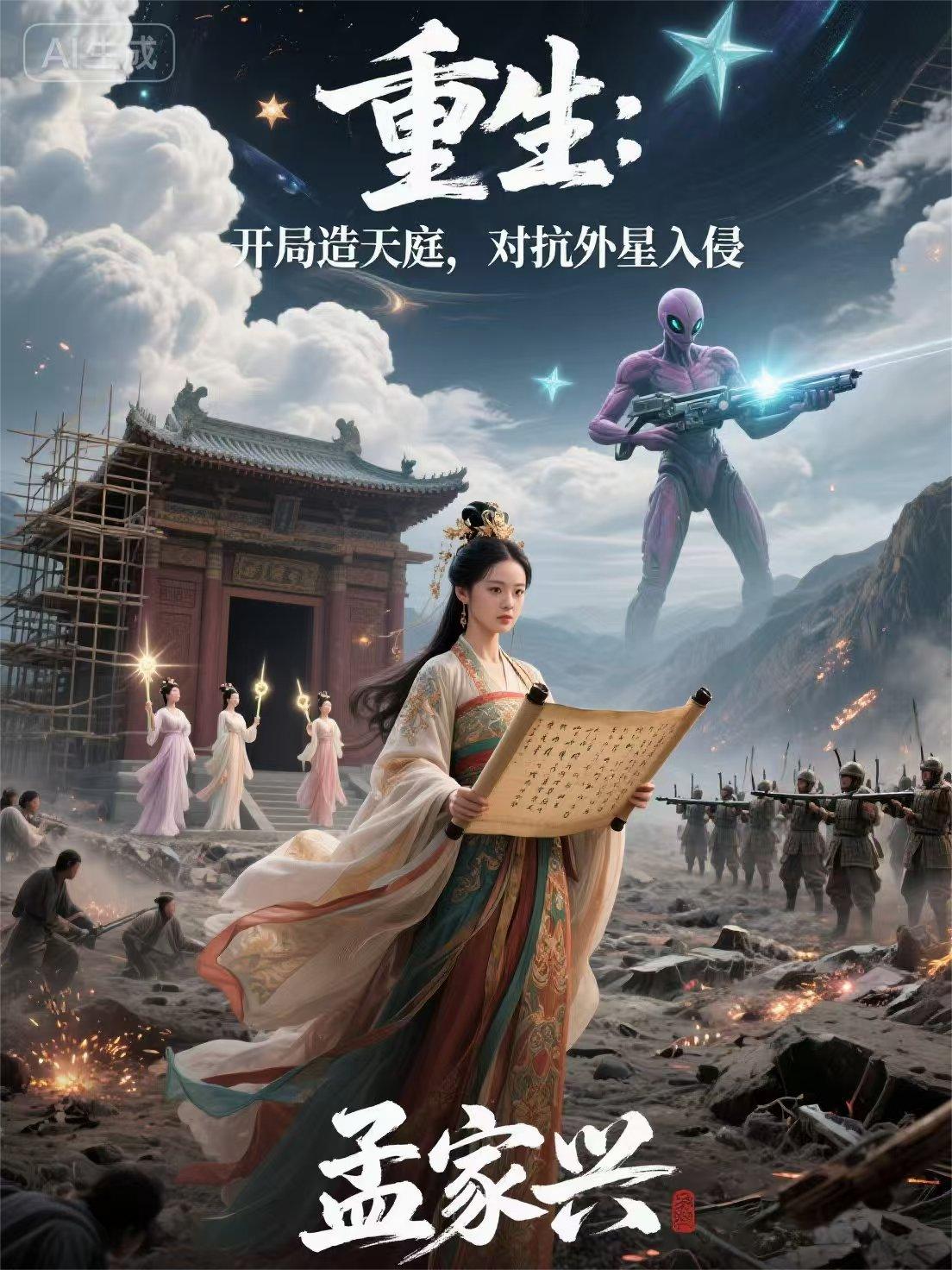 重生:开局造天庭,对抗外星入侵封面