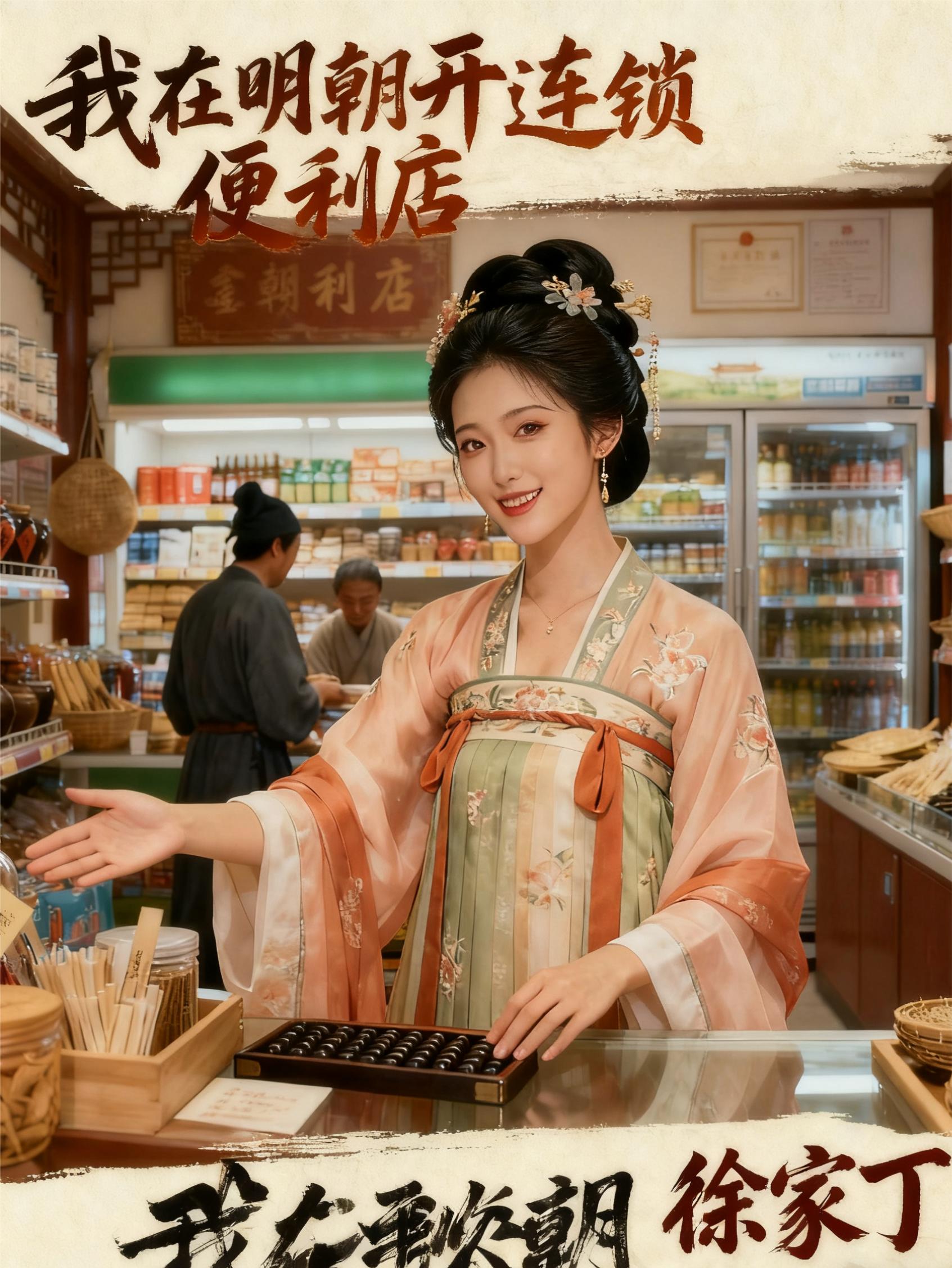 我在明朝开连锁便利店封面