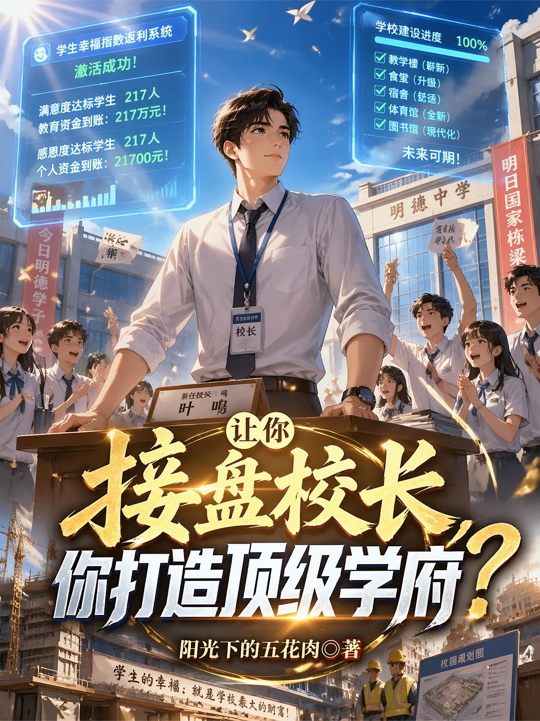 让你接盘校长，你打造顶级学府？封面