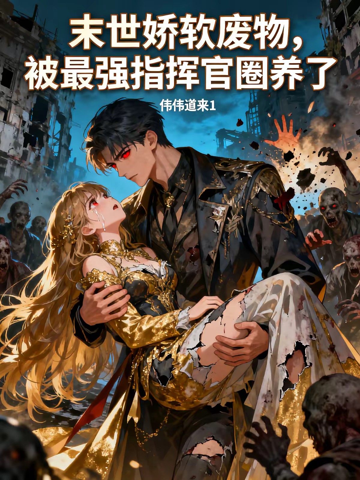 末世娇软废物，被最强指挥官圈养封面