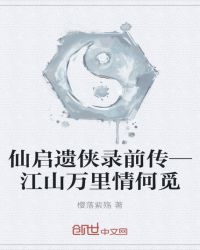 仙启遗侠录前传—江山万里情何觅封面