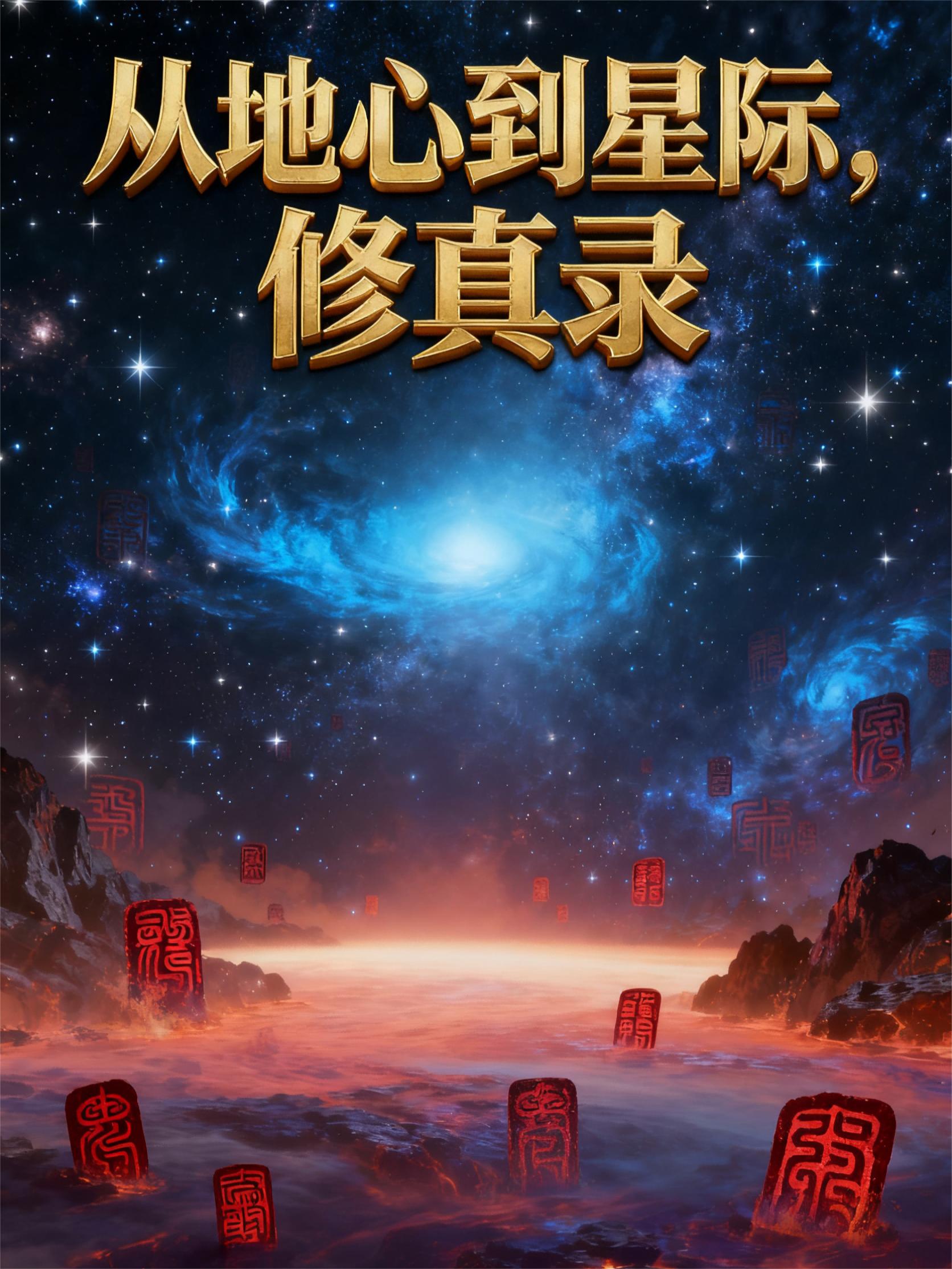 从地心到星际，修真录封面