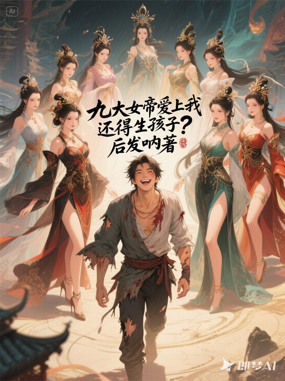 九大女帝爱上我,还得生孩子?封面