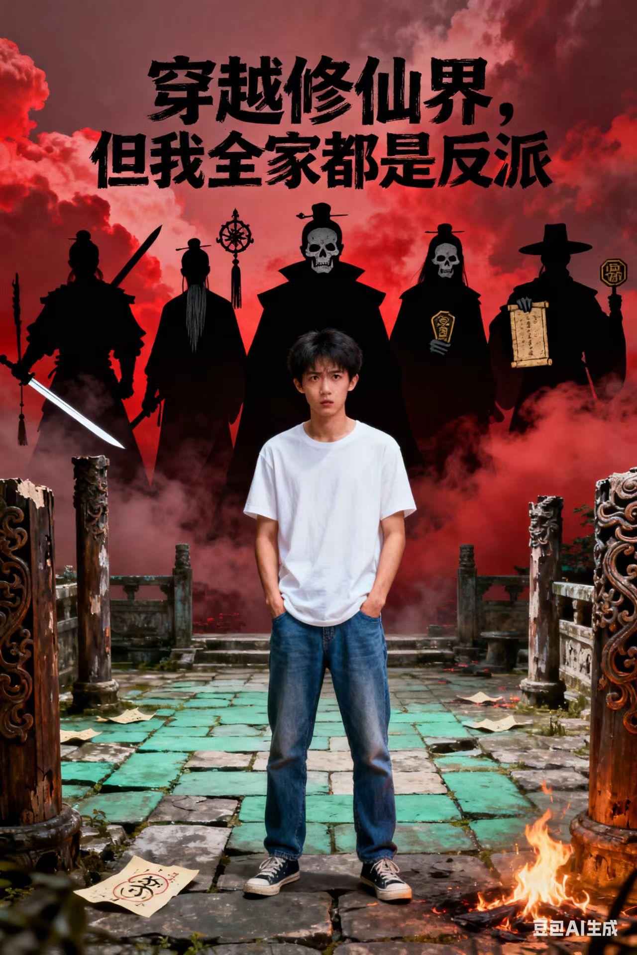 穿越修仙界，但我全家都是反派封面