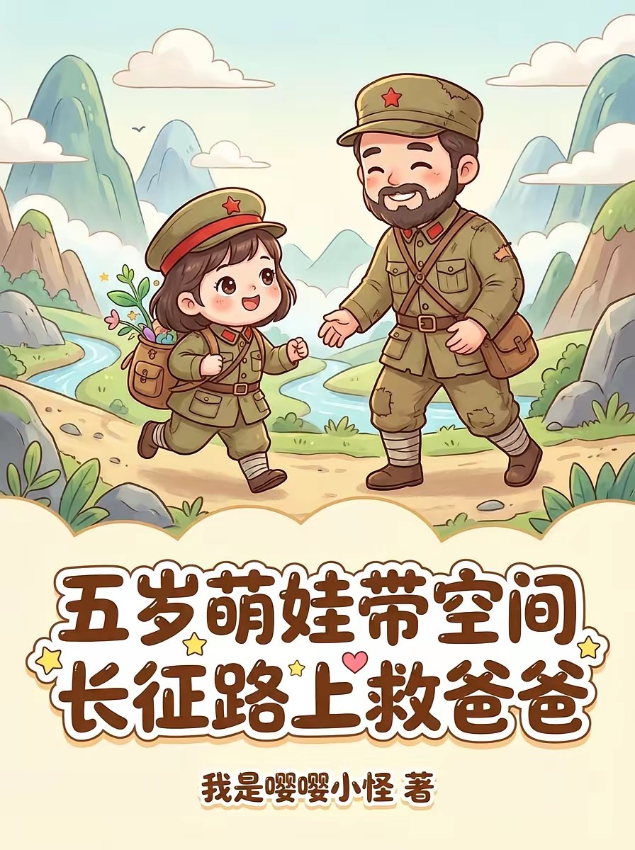 五岁萌娃带空间，长征路上救爸爸封面