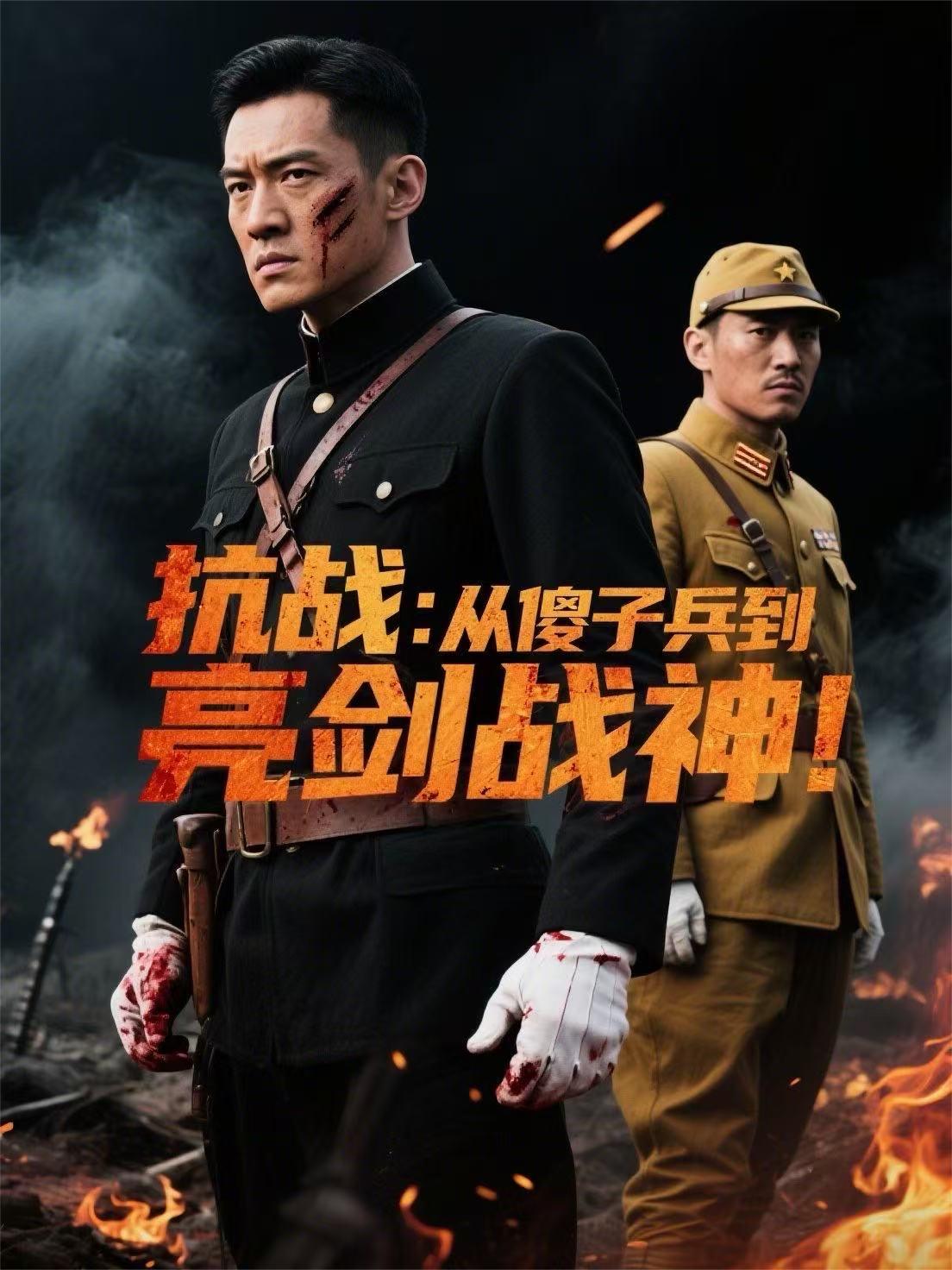 抗战：从傻子兵到亮剑战神！封面