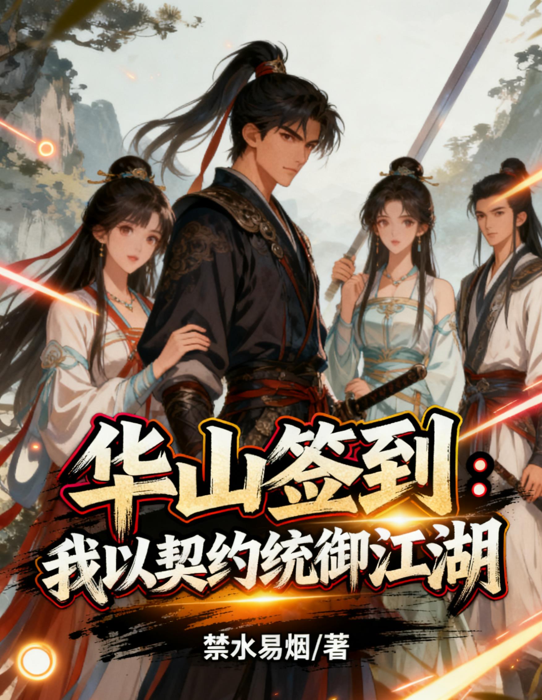 华山签到:我以契约统御江湖封面