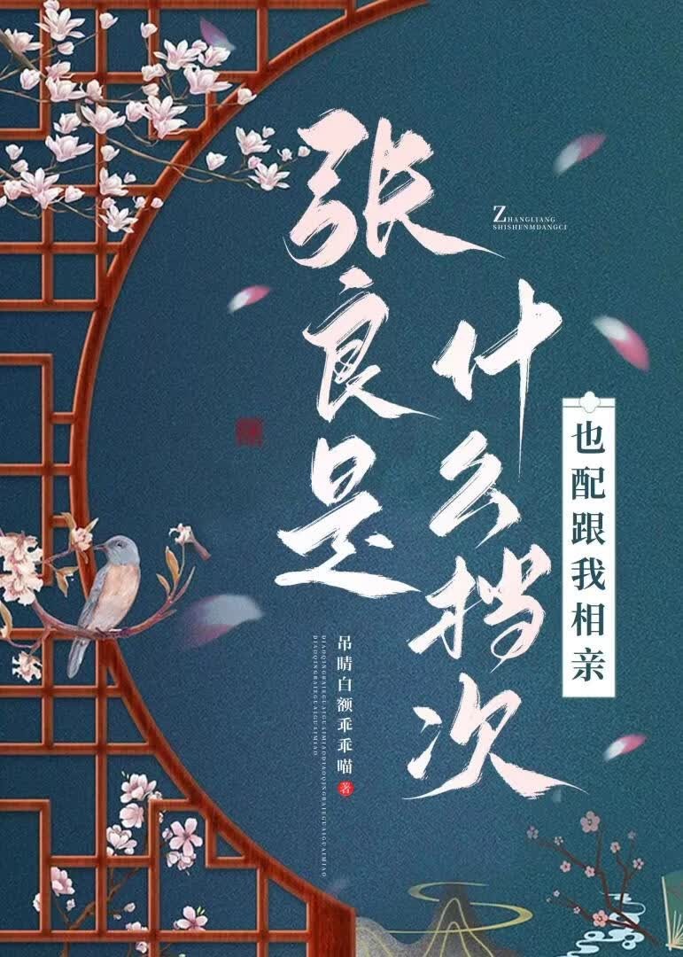 张良是什么档次,也配跟我相亲封面