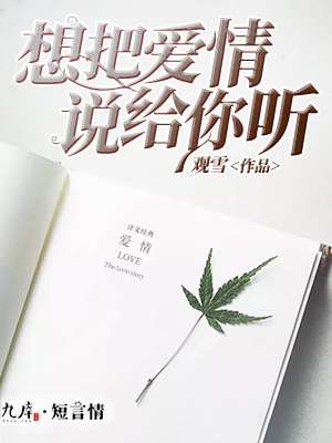 想把爱情说给你听封面