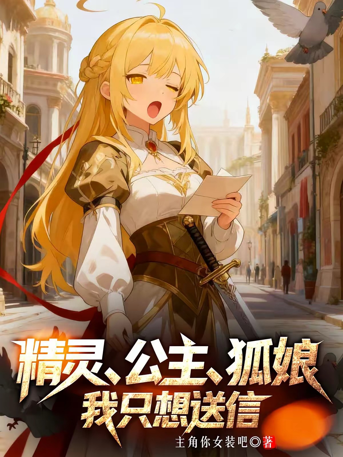 你好，是寄往魔神堡垒的信吗？封面