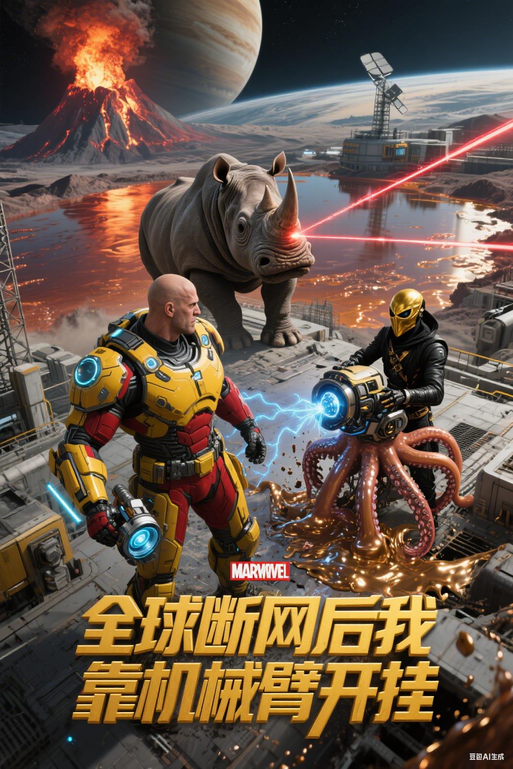 全球断网后我靠机械臂开挂封面