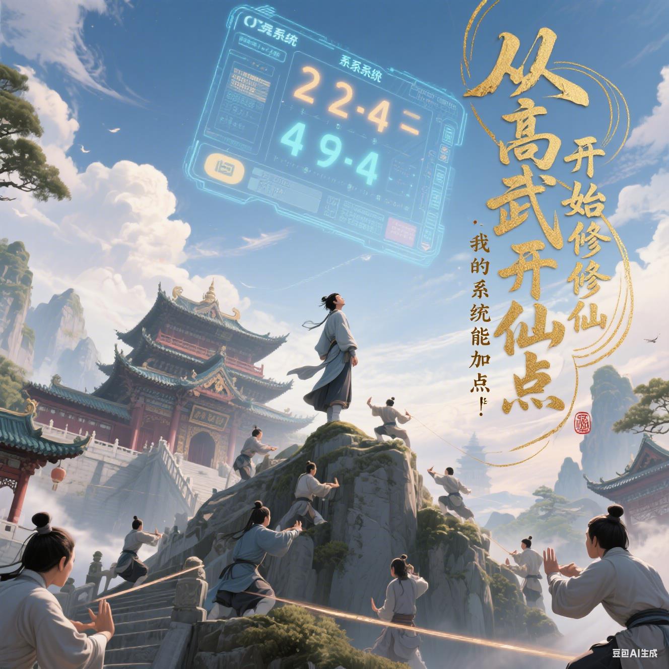 从高武开始修仙：我的系统能加点封面