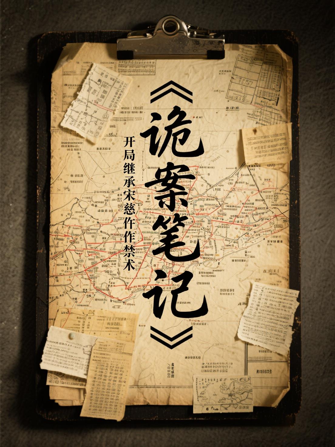 诡案笔记:开局继承宋慈仵作禁术封面