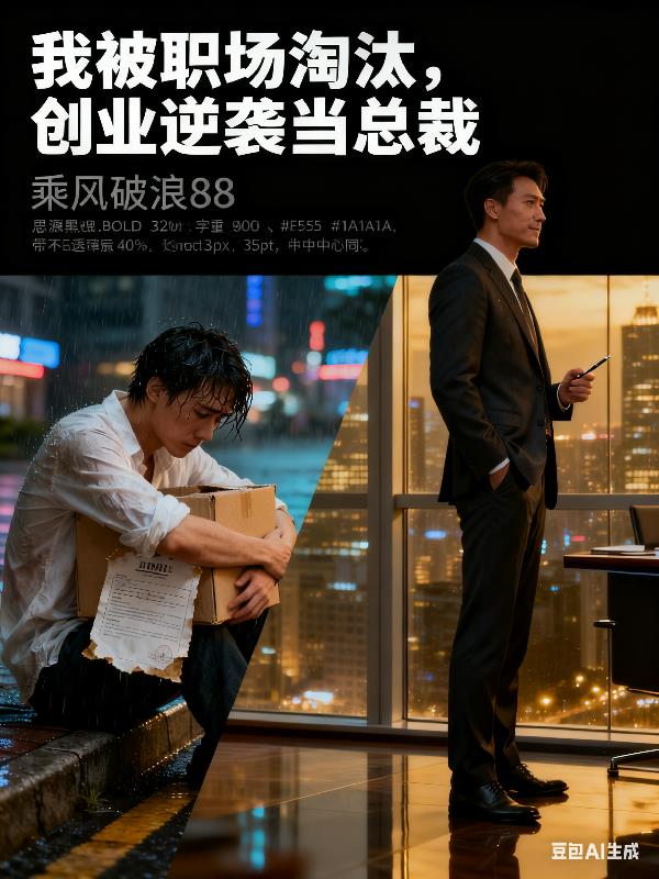 我被职场淘汰，创业逆袭当总裁！封面