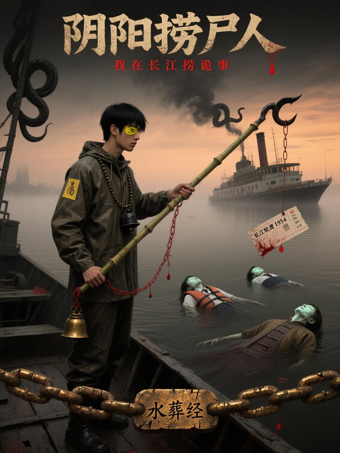 阴阳捞尸人：我在长江捞诡事封面